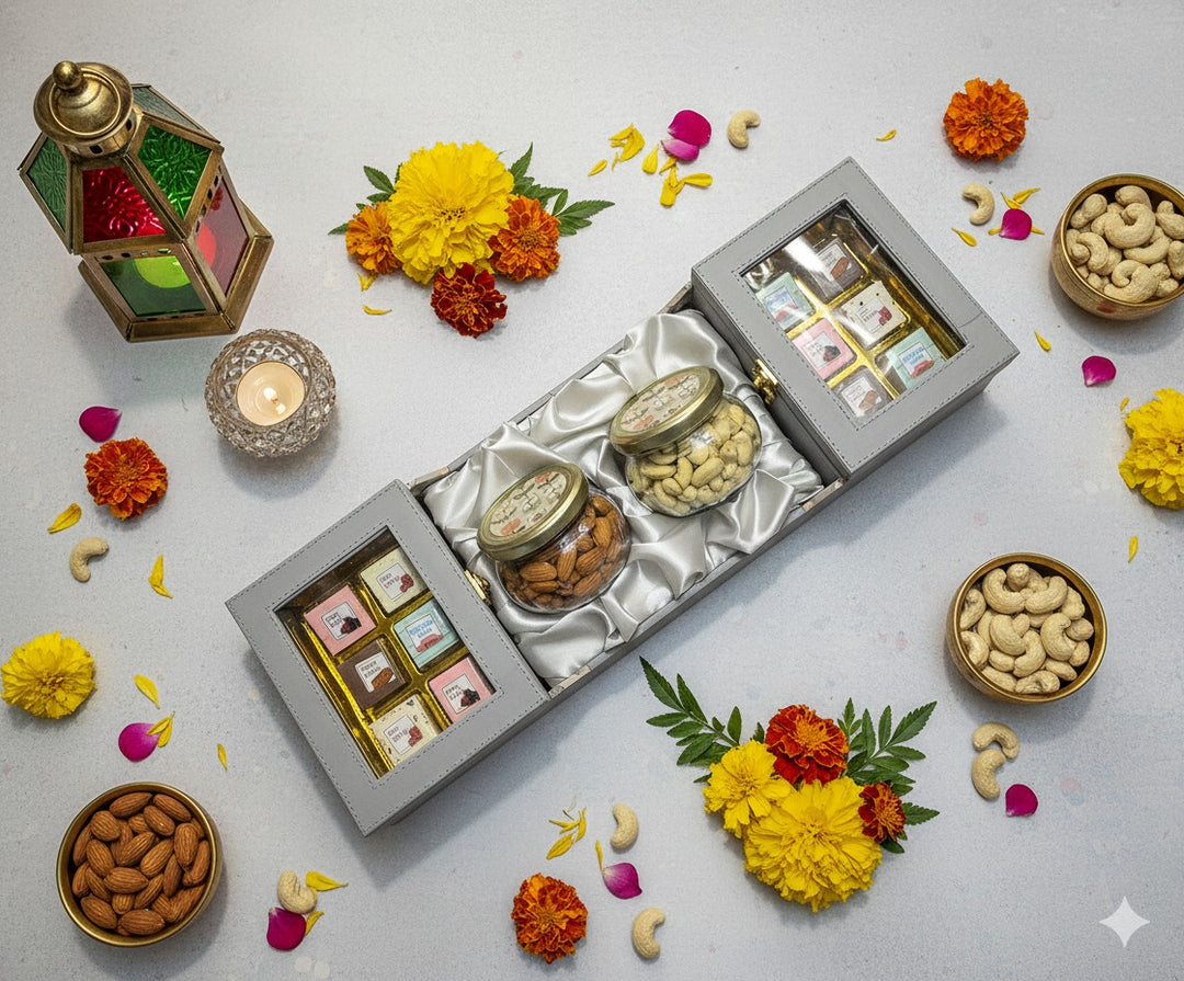Gift Box Dryfruits Double Door 2 Jar