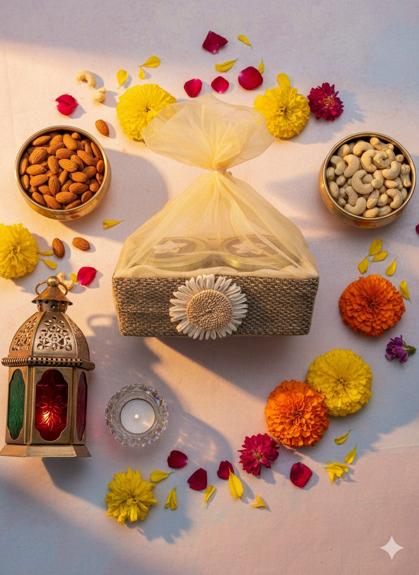Gift Box Dryfruits Imperial 2 Jar Hamper