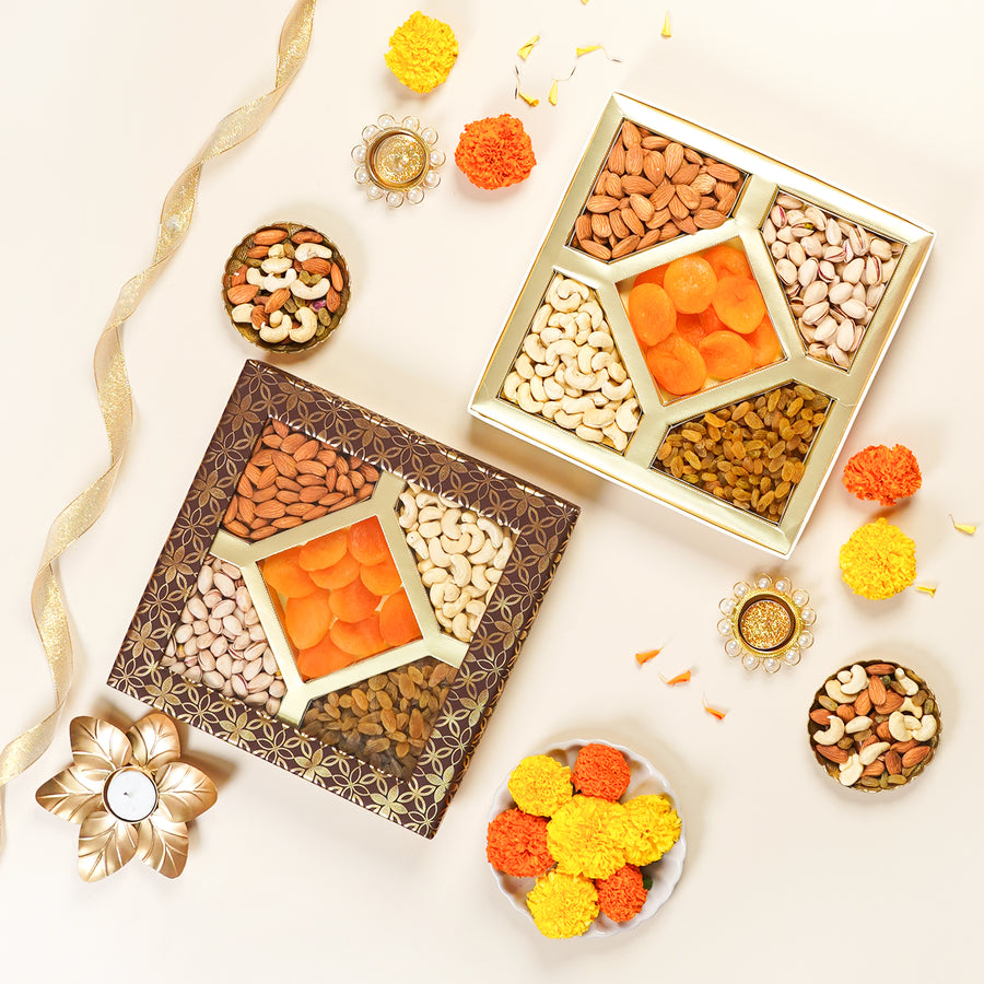 Gift Box Dryfruits 5P Window Regal Plus