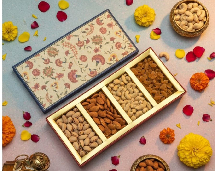 Gift Box Dryfruits Ruby 4P C