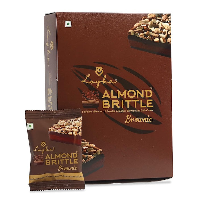 Loyka Almond Brittle Brownie Almond Brittle