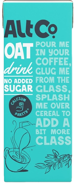 Alt Co. Oats Drink No Added Sugar Alt Co.