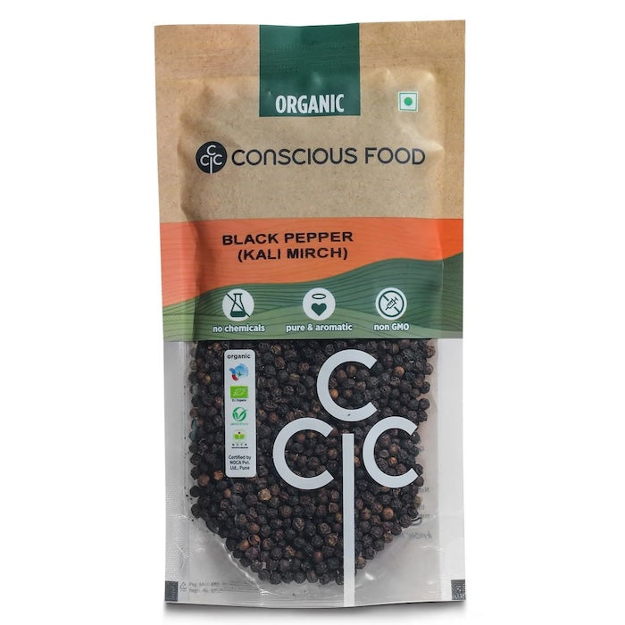 Conscious Food Organic Black Pepper Whole Conscious Food