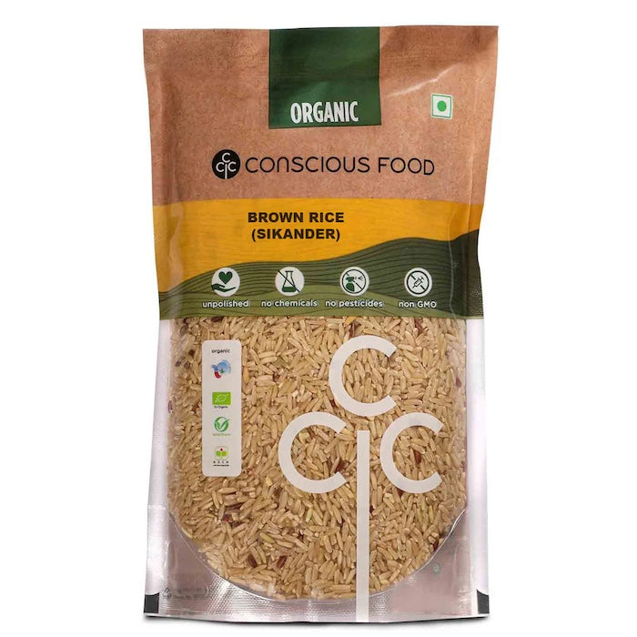 Conscious Food Organic Brown Rice Sikander Conscious Food
