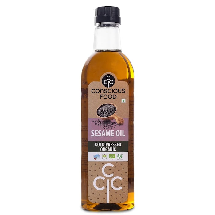 Conscious Food Organic Sesame Oil Cold Press Conscious Food