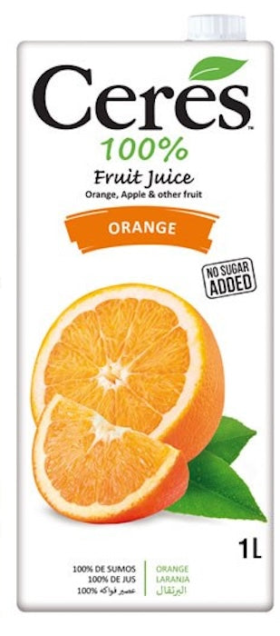 Ceres 100% Fruit Juice Orange Ceres