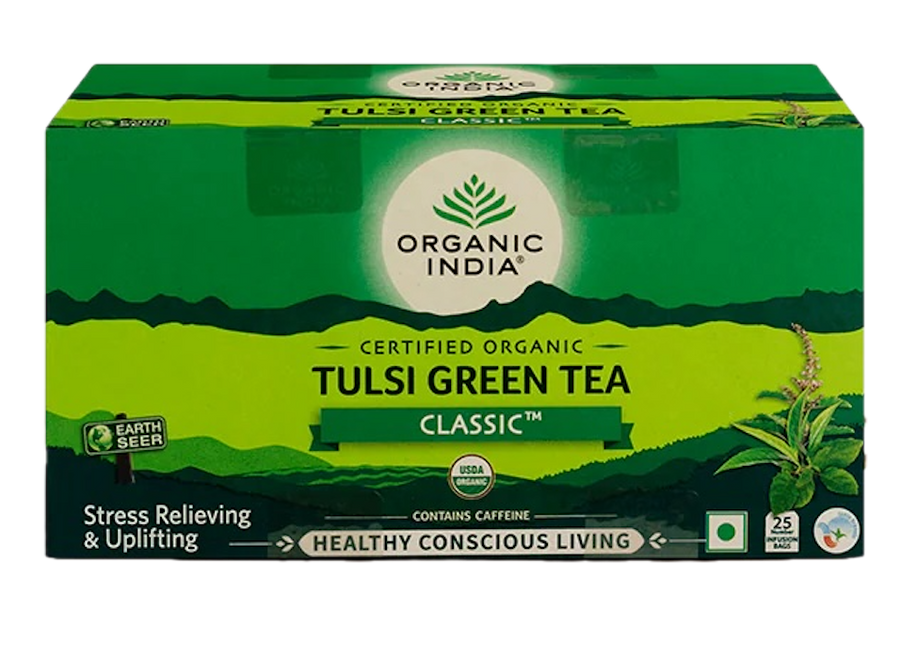 Organic India Organic Tulsi Green Tea Organic India