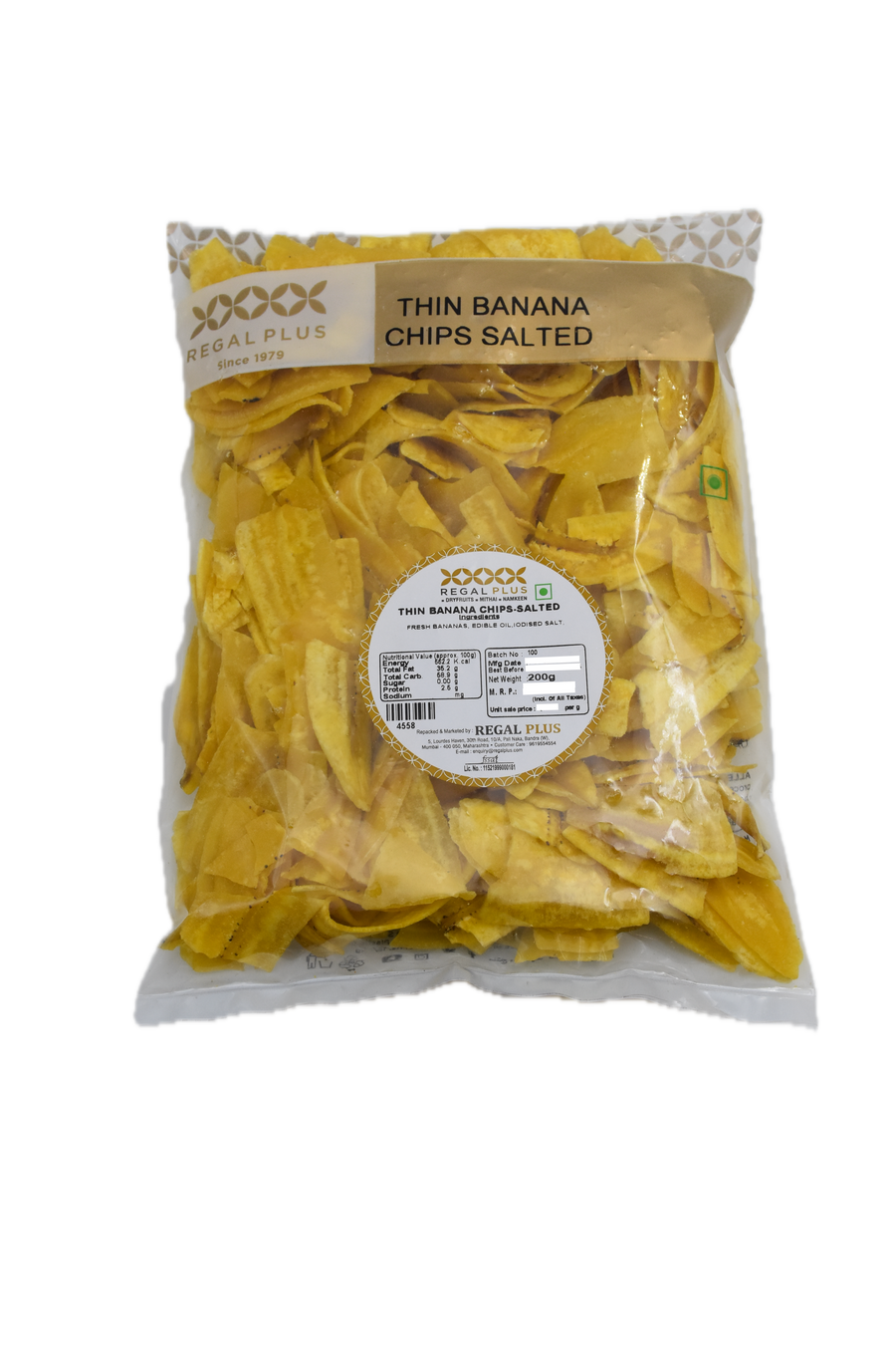 Banana Chips Thin Salted Regal Plus