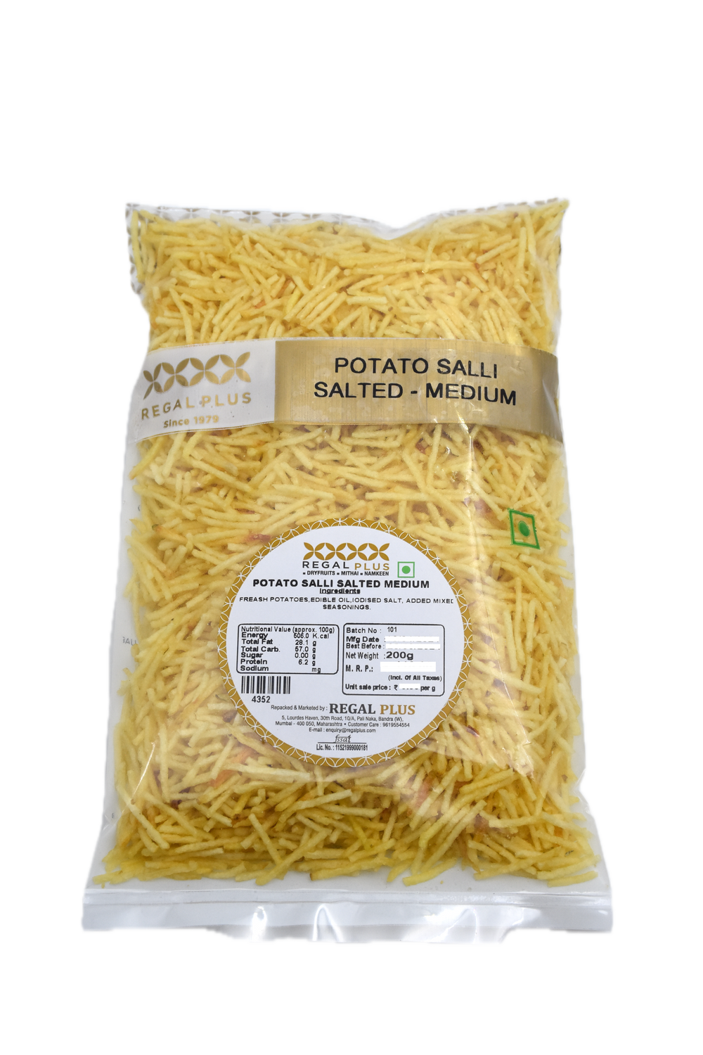 Potato Salli Salted Thin Regal Plus