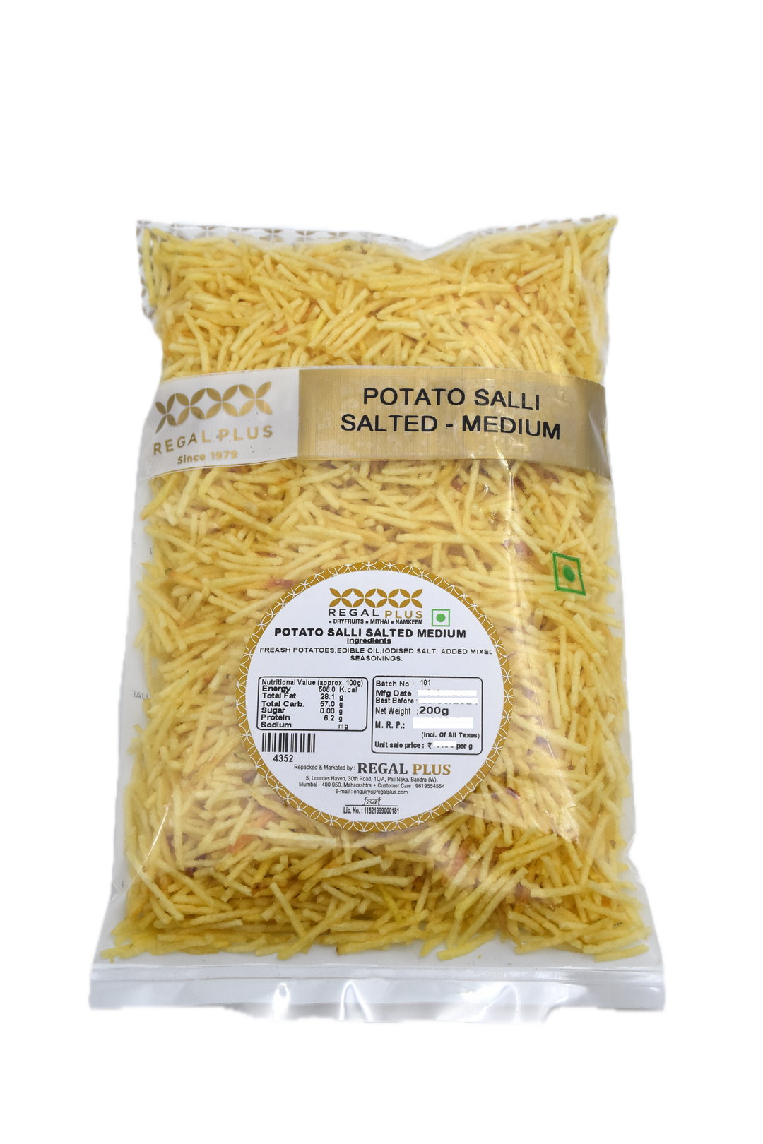 Potato Salli Salted Thin Regal Plus