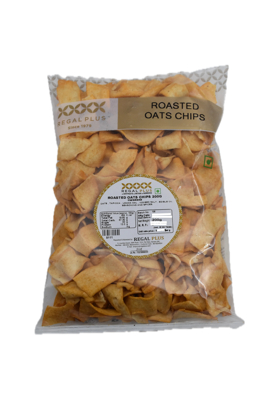 Roasted Oats Chips Regal Plus