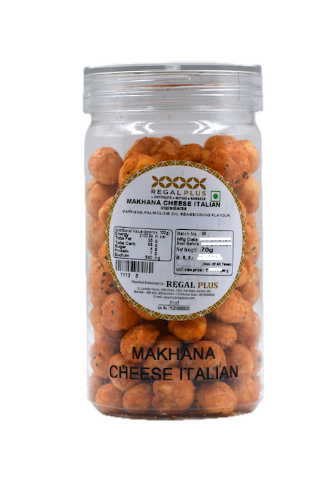 Makhana Cheese Italian Regal Plus
