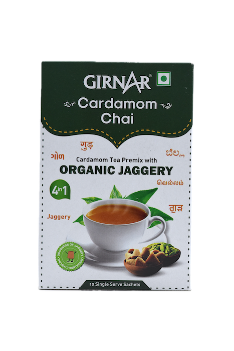Girnar Cardamom Chai Organic Jaggery Premix Girnar