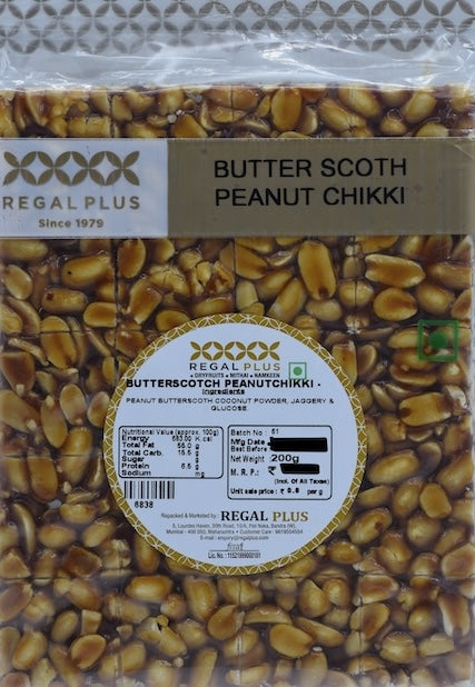 Butterscotch Peanut Chikki Regal Plus