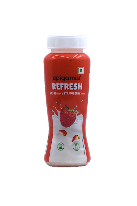 Epigamia Refresh Strawberry Lassi Epigamia