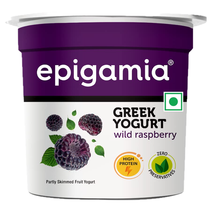 Epigamia Greek Yogurt Wild Raspberry Epigamia