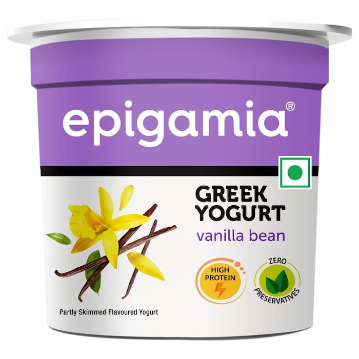 Epigamia Greek Yogurt Vanilla Epigamia