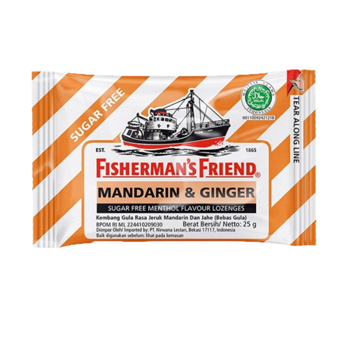 Fisherman's Friend Lozenges Mandarin & Ginger Fisherman's Friend