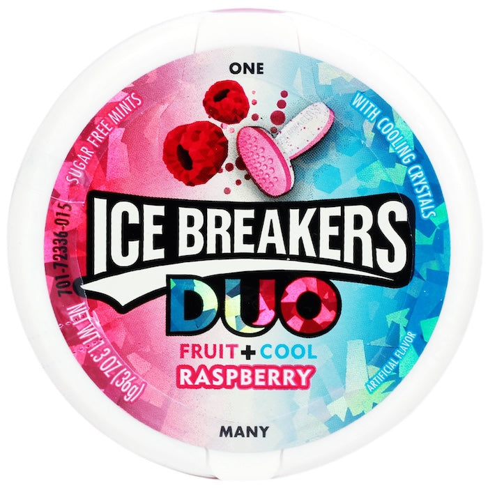 Ice Breakers Mints Duo Raspberry (Sugarfree) Ice Breakers