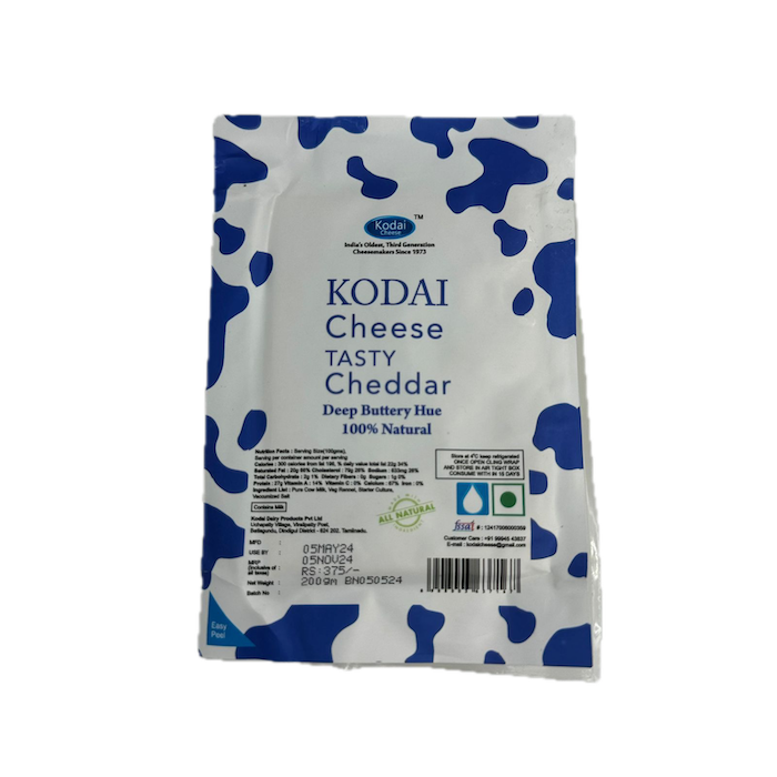 Kodai Cheese Tasty Cheddar Kodai Cheese