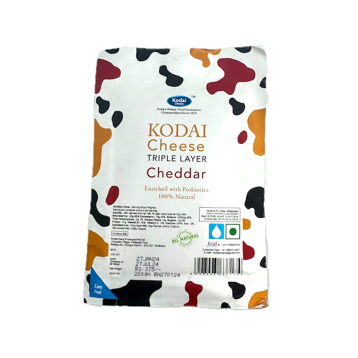 Kodai Cheese Triple Layer Cheddar Kodai Cheese