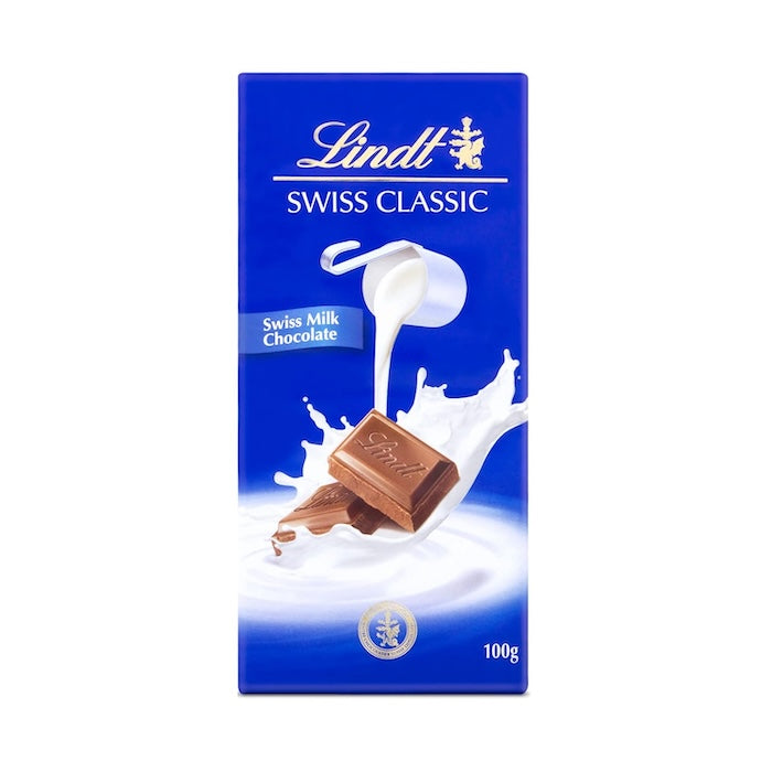 Lindt Classic Milk Chocolate Bar Lindt