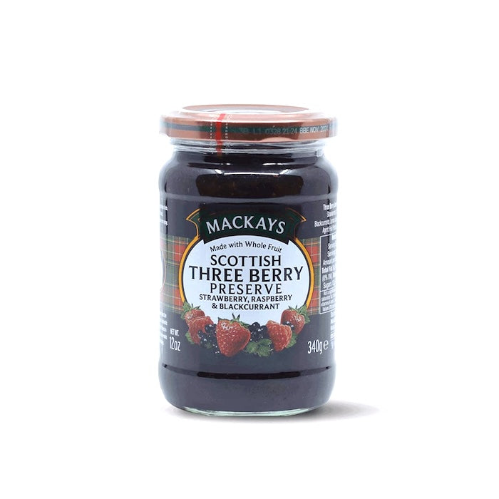 Mackays Scottish Three Berry Preserve Mackays