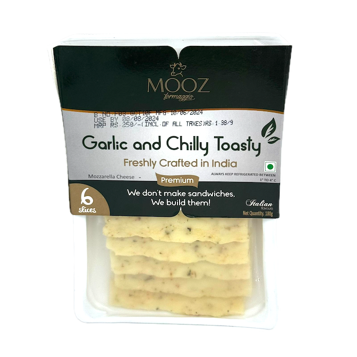 Mooz Garlic & Chilly Toasty Mooz Formaggio