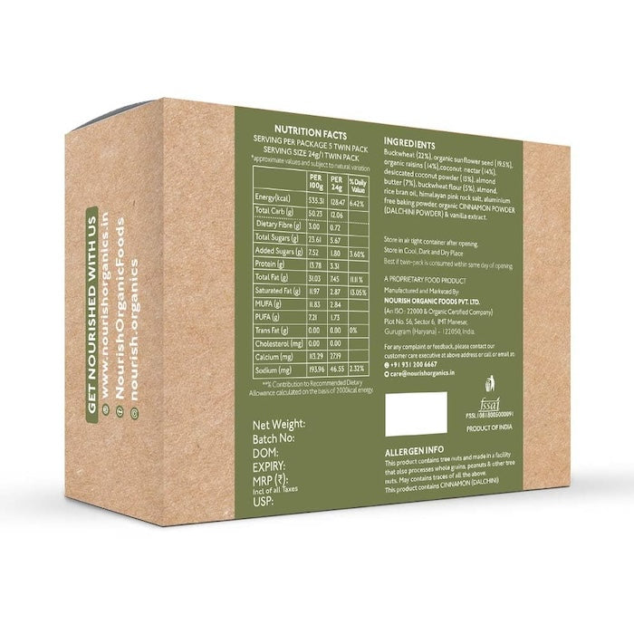 Nourish Organics Almond Buckwheat Cookies Nourish Organics