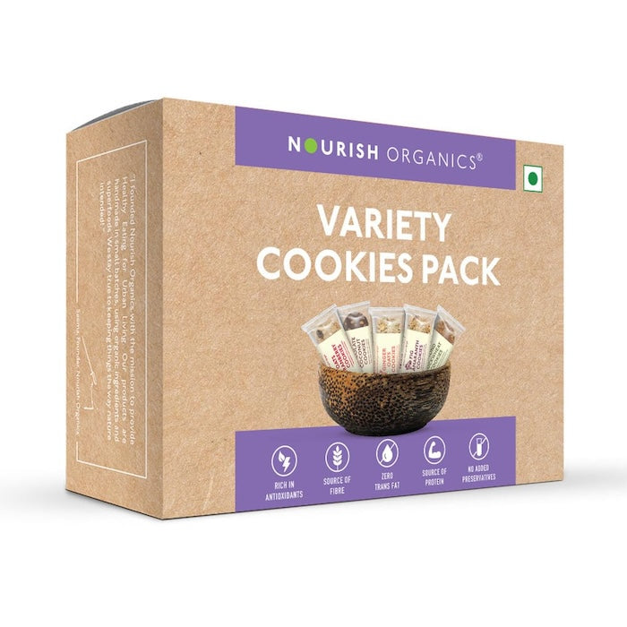 Nourish Organics Variety Cookies Pack Nourish Organics