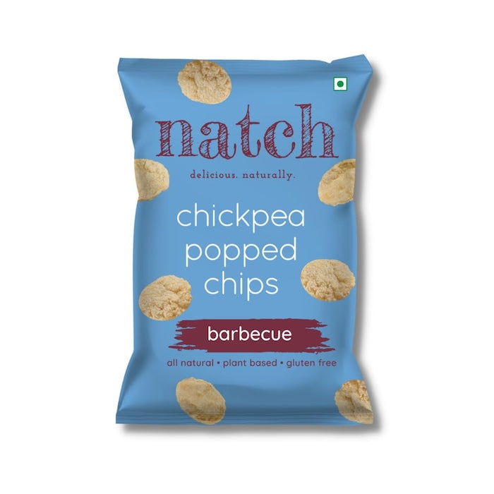 Natch Chicpea Popped Chips Barbecue Natch