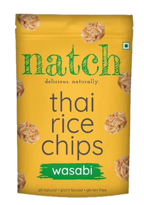 Natch Thai Rice Chips Wasabi Natch