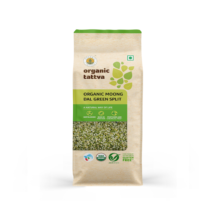 Organic Tattva Organic Moong Dal Green Split Organic Tattva