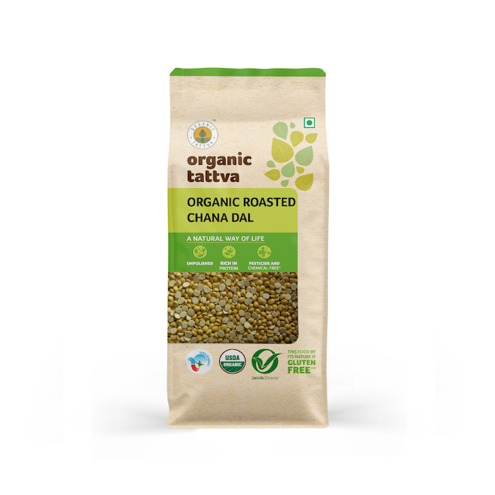 Organic Tattva Organic Roasted Chana Dal Organic Tattva