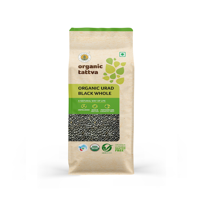 Organic Tattva Organic Urad Dal Black Whole Organic Tattva
