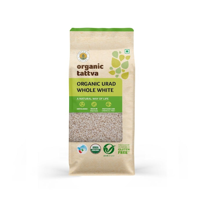 Organic Tattva Organic Urad Dal White Whole Organic Tattva