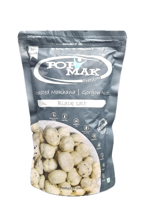 Popmak Roasted Makhana Black Salt Pop Mak