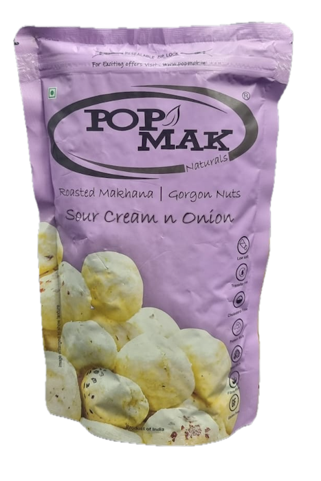 Popmak Roasted Makhana Sour Cream n Onion Pop Mak