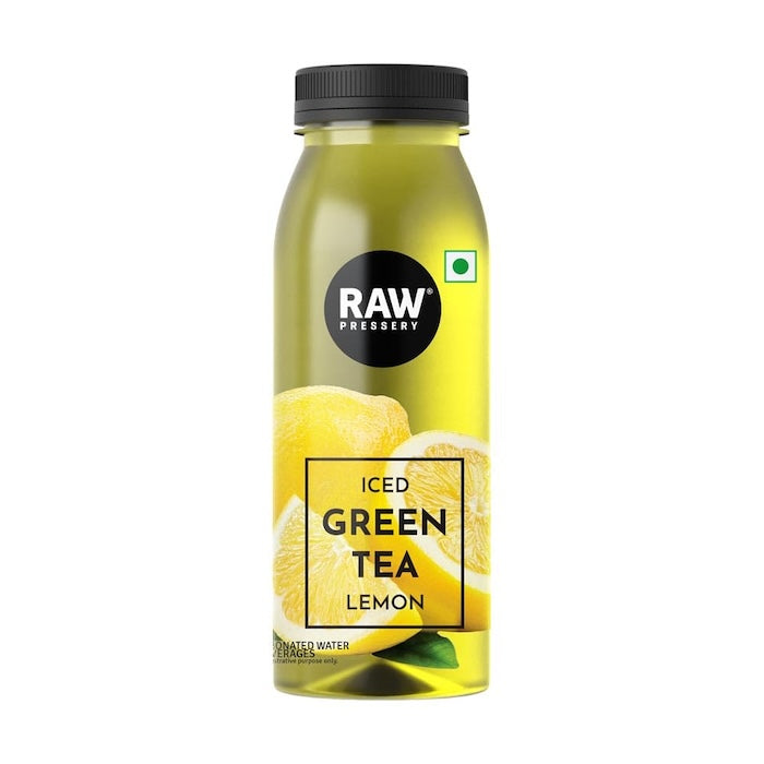 Raw Iced Green Tea Lemon Raw Pressery