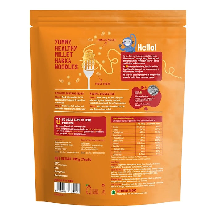 Slurrp Farm Millet Noodles Curry Masala Slurrp Farm