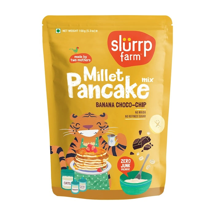 Slurrp Farm Millet Pancake Mix Banana Choco-Chip Slurrp Farm