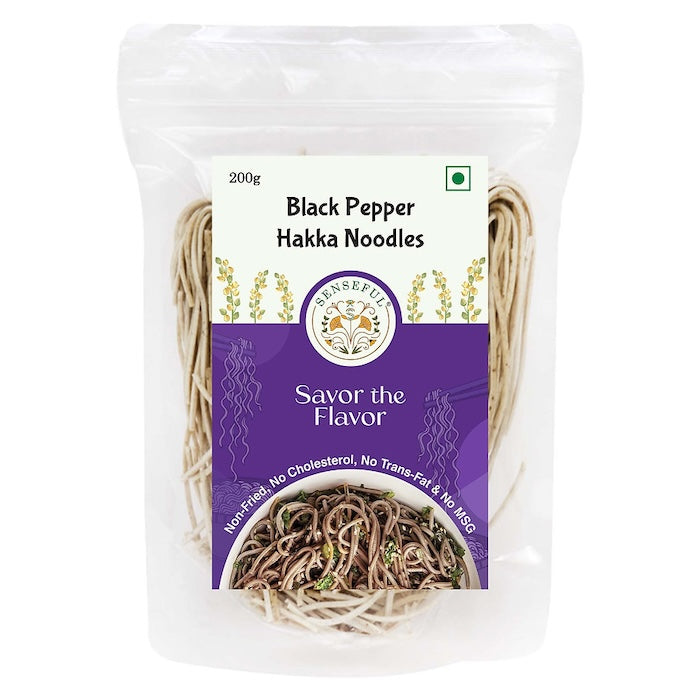 Senseful Black Pepper Hakka Noodles Senseful