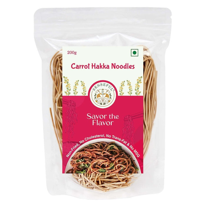 Senseful Carrot Hakka Noodles Senseful