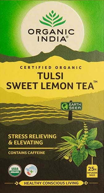 Organic India Organic Tulsi Sweet Lemon Tea Organic India