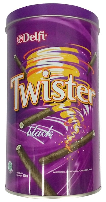 Twister Wafer Rolls Black Delfi