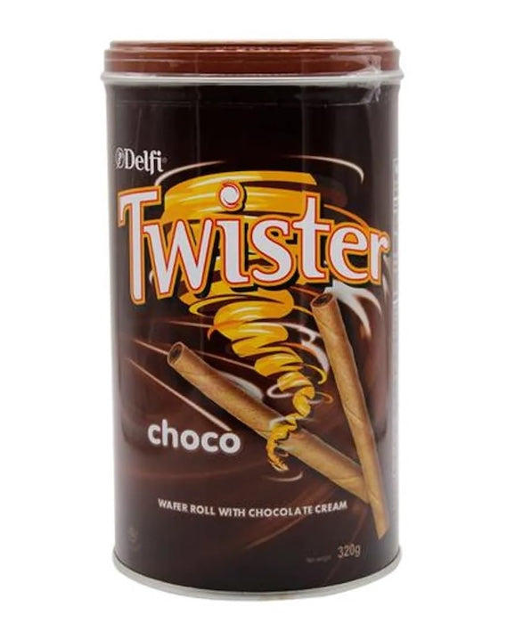 Twister Wafer Rolls Choco Delfi
