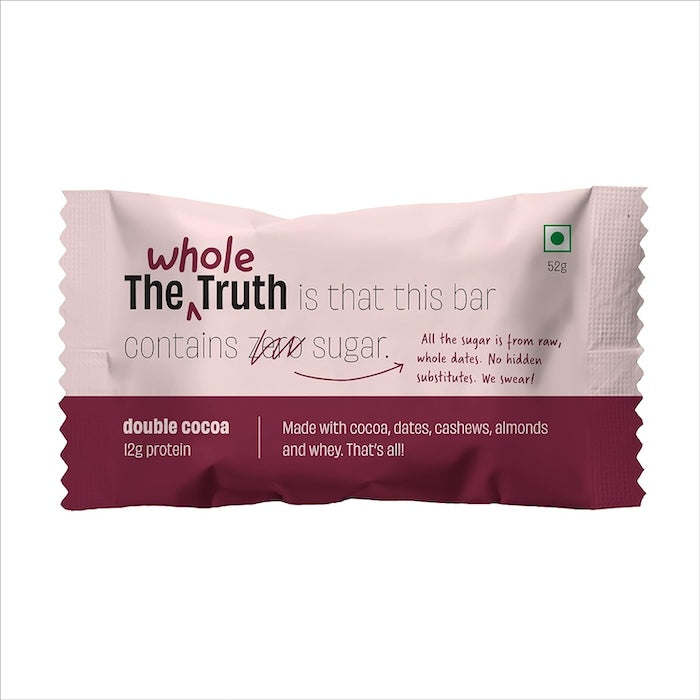 The Whole Truth Protein Bar Double Cocoa The Whole Truth