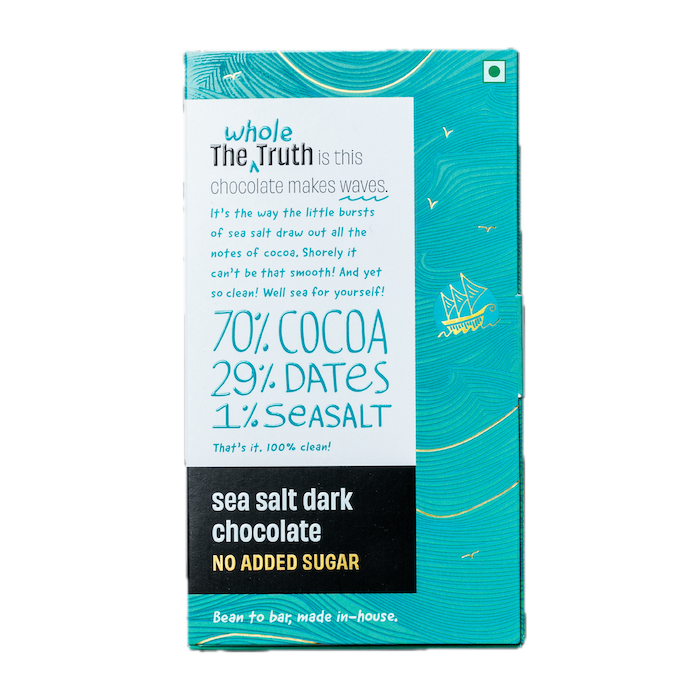 The Whole Truth Sea Salt Dark Chocolate The Whole Truth