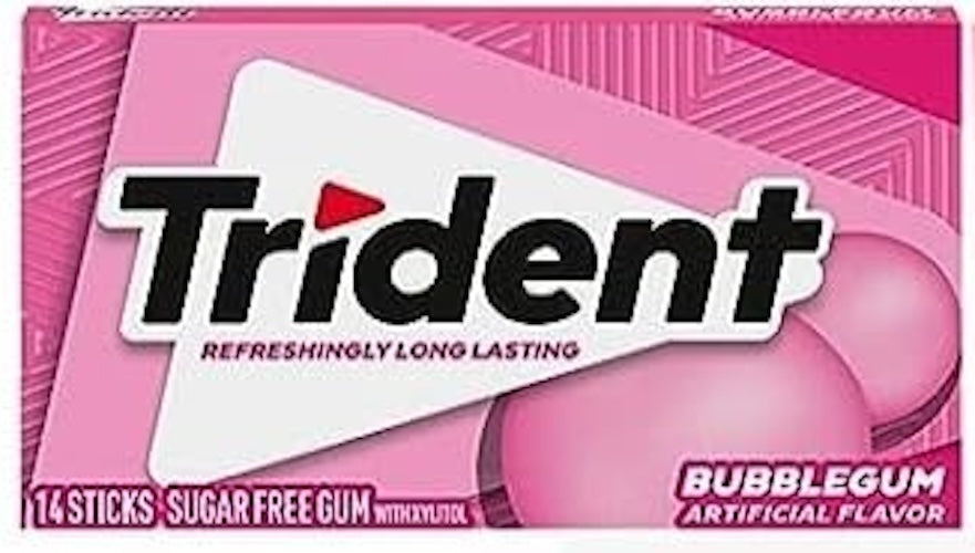 Trident Gum Bubble Gum Twist (Sugarfree) Trident