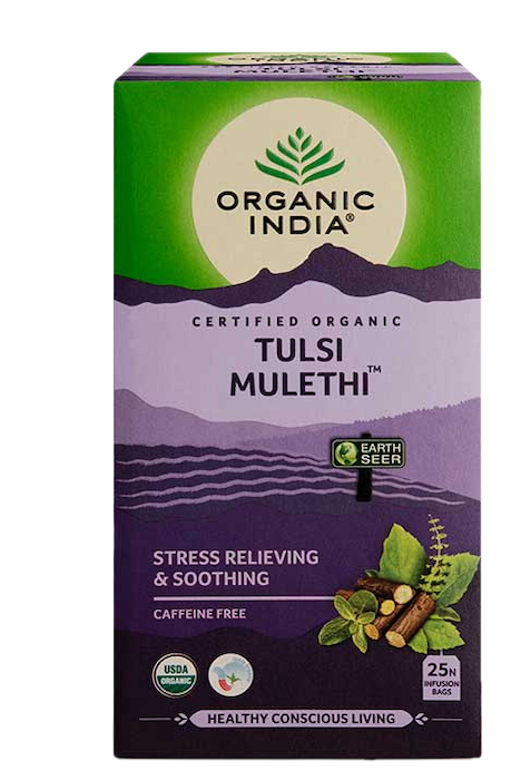 Organic India Organic Tulsi Mulethi Tea Organic India